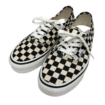 【中古】VANS　Authentic 44 DX ANAHEIM FACTORY COLLECTION ブラック×ホワイト サイズ：24 【140622】（バンズ）