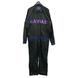 【中古】GAVIAL20AW「L／S jumpsuits」オーバーオール ブラック サイズ：L【価格見直し】