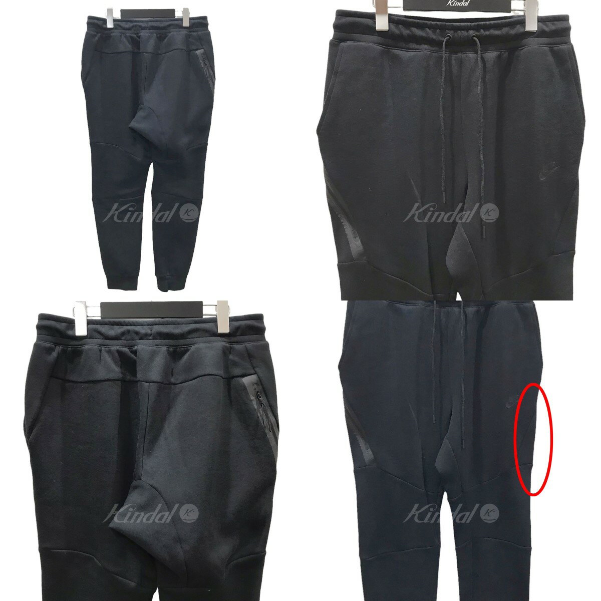 【中古】NIKE　テックフリース ジョガーパンツ TECH FLEECE JOGGER PANT ブラック サイズ：L 【290622】（ナイキ）