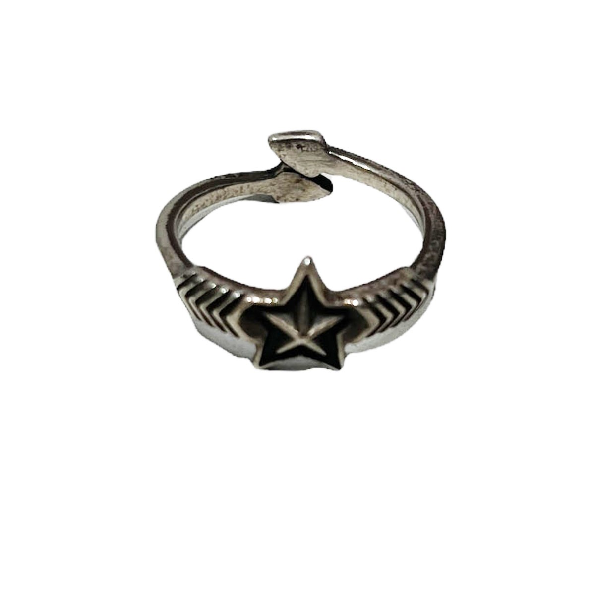 【中古】CODY SANDERSON　W-SMALL ARROW SMALL STAR FREE RING シルバー 【010722】（コディサンダーソン）