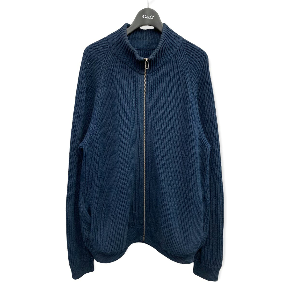 【中古】Crepusculeドライバーズニット ネイビー サイズ：Free【価格見直し】