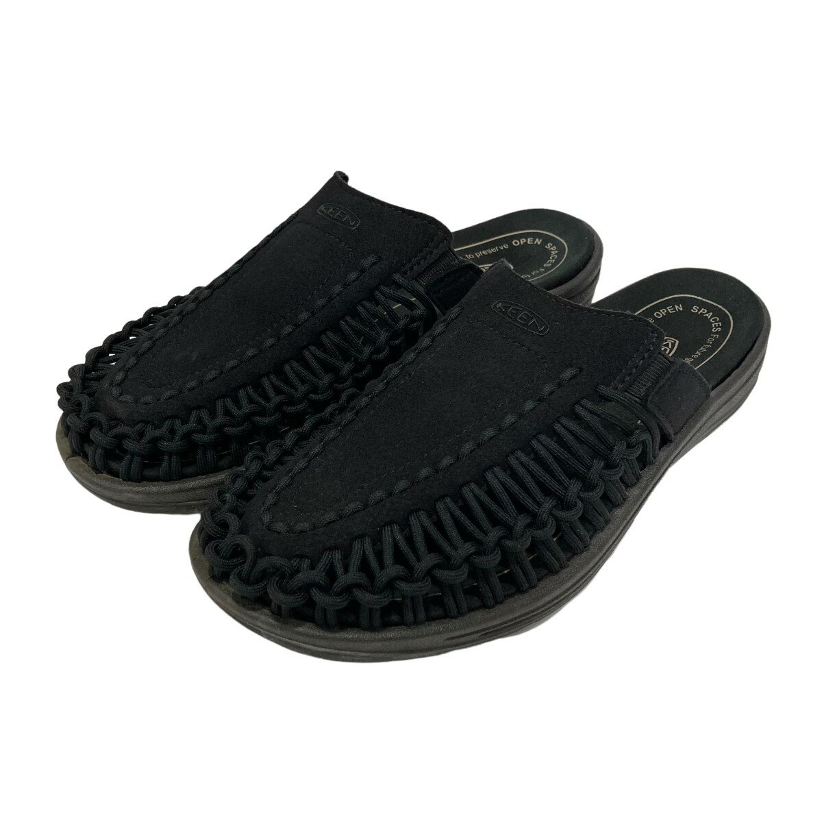 【中古】KEEN1022371「UNEEK II SLIDE」サンダル ブラック サイズ：26．5cm【価格見直し】