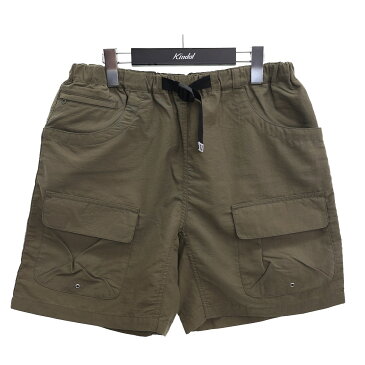 【中古】ENDS and MEANS　【Utility Shorts】イージーショートパンツ カーキ サイズ：M 【010822】（エンズアンドミーンズ）