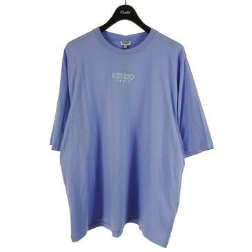 【中古】KENZO　オーバーサイズロゴTシャツ FA55TS5024AB ブルー サイズ：XL 【030822】（ケンゾー）