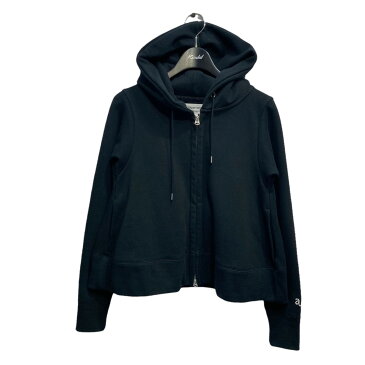 【中古】L’Appartement ×Americana ミニジップパーカー ブラック サイズ:F 【070822】(アパルトモン)