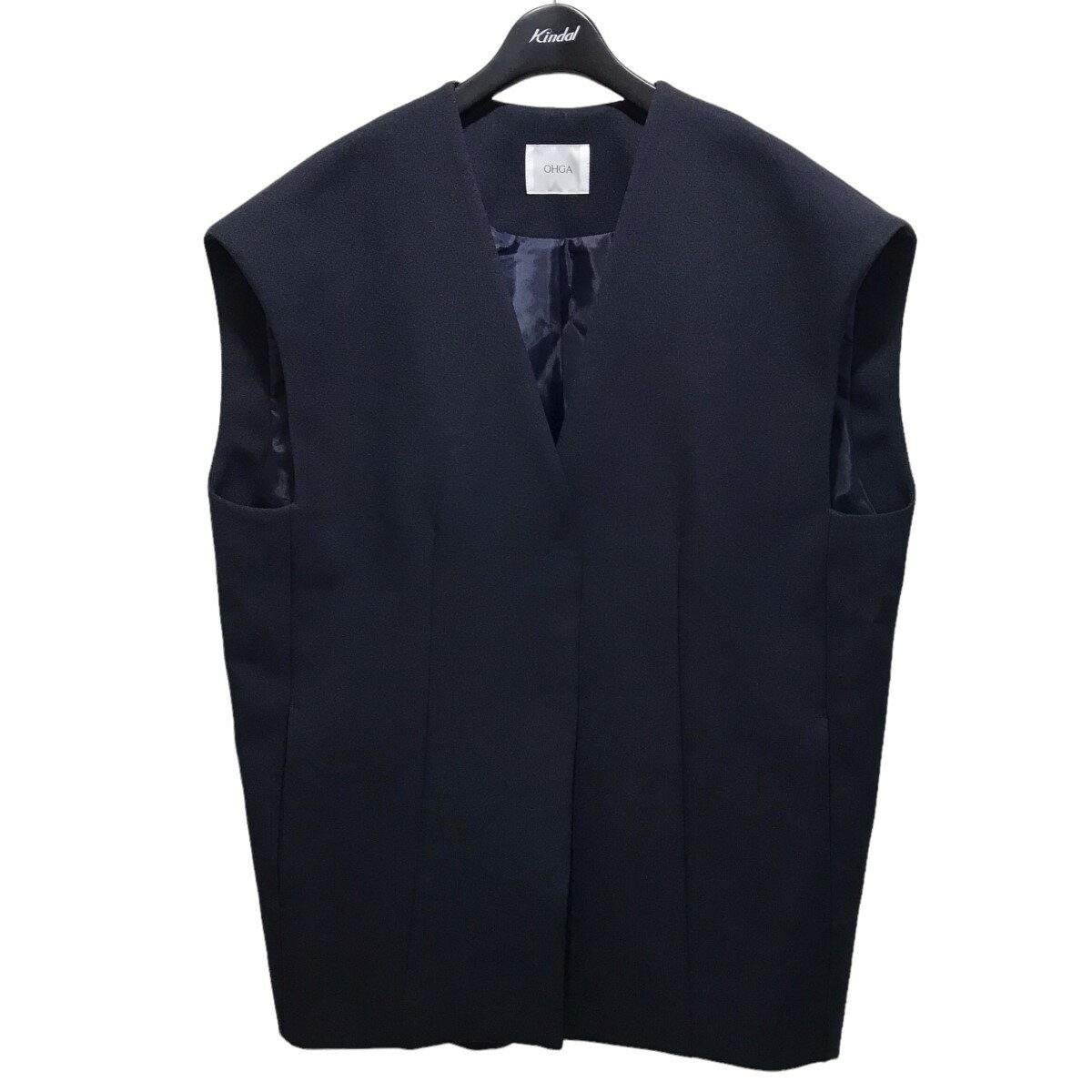 【中古】OHGA　ベストジャケット ネイビー サイズ：M 【120822】（オオガ）のサムネイル