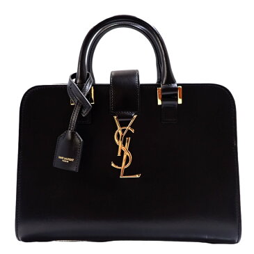 【中古】Yves Saint Laurent　ベイビーカバス　ショルダーバッグ　2WAY ブラック 【130822】（イヴサンローラン）