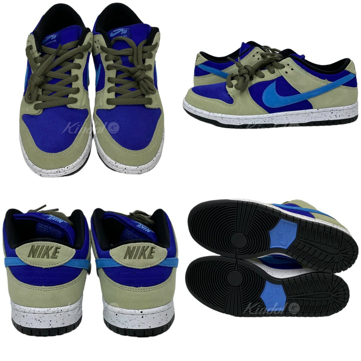 【中古】NIKE SB　DUNK LOW Celadonダンク ロー セラドンスニーカー靴 ブルー×グレー サイズ：US10(28cm) 【170822】（ナイキSB）