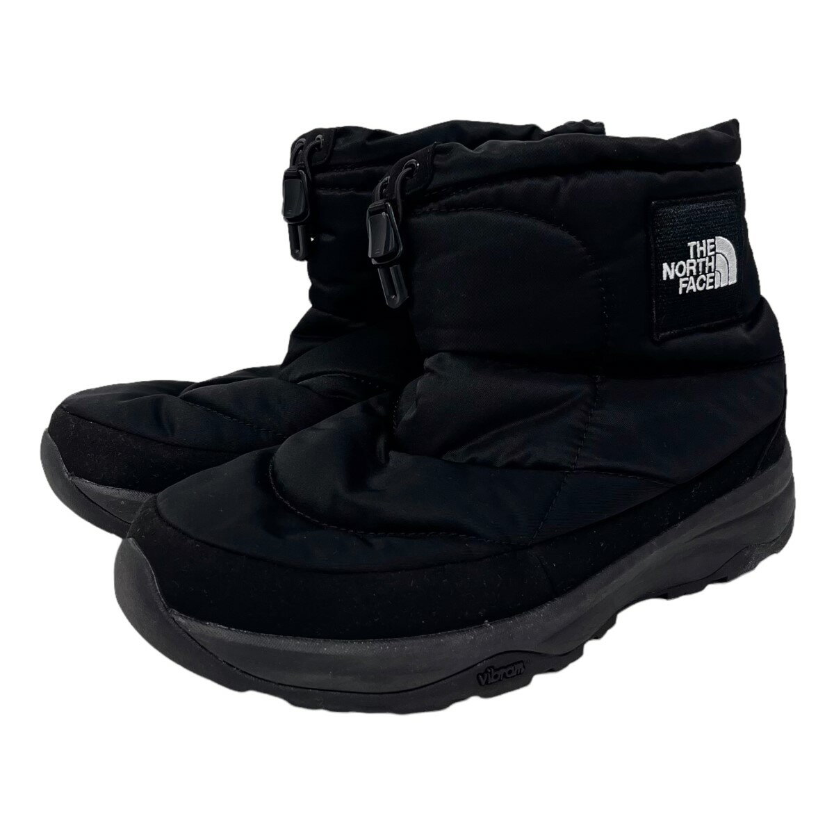 【中古】THE NORTH FACE　｢Nuptse Bootie WP Logo Short｣ヌプシブーティショート ブラック サイズ：27cm 【230822】（ザノースフェイス）