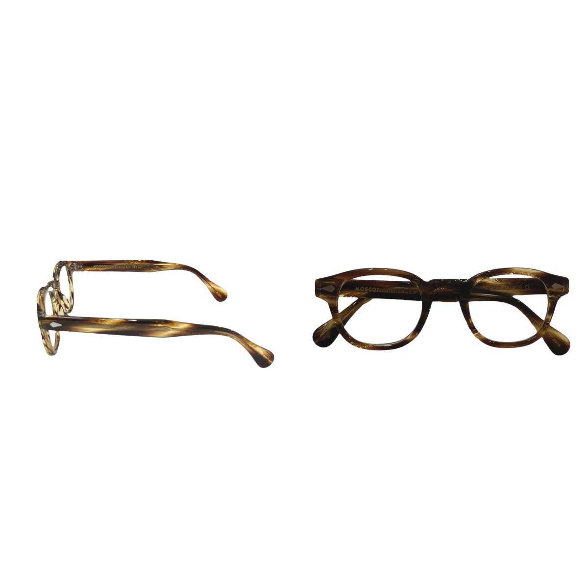 【中古】MOSCOT　LEMTOSH サングラス ブラウン サイズ：44□24 【240822】（モスコット）