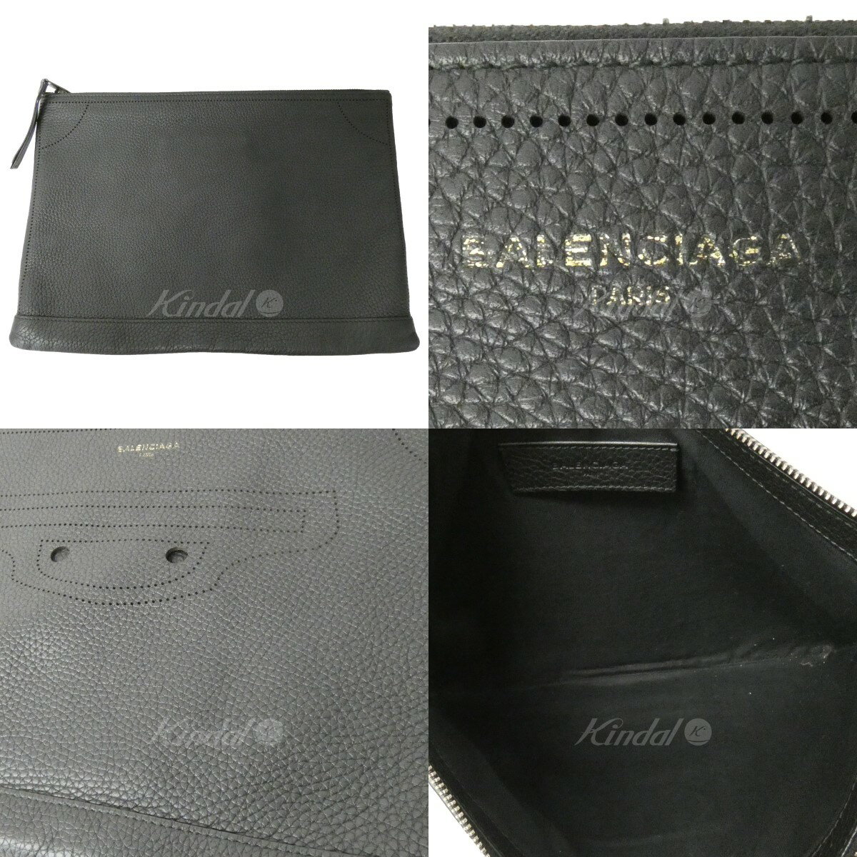 【中古】BALENCIAGAクラッチバッグ ブラック【価格見直し】