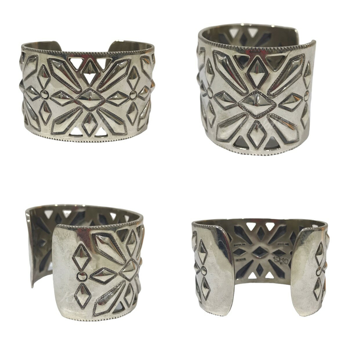 【中古】CODY SANDERSON　バングル Butterfly Cuff バタフライカフ ナバホ族 Navajo シルバー 【260822】（コディ サンダーソン）