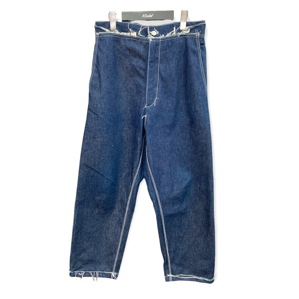 【中古】CAMIEL FORTGENS「EASY PANTS」 イージーデニムパンツ インディゴ サイズ：M【価格見直し】のサムネイル