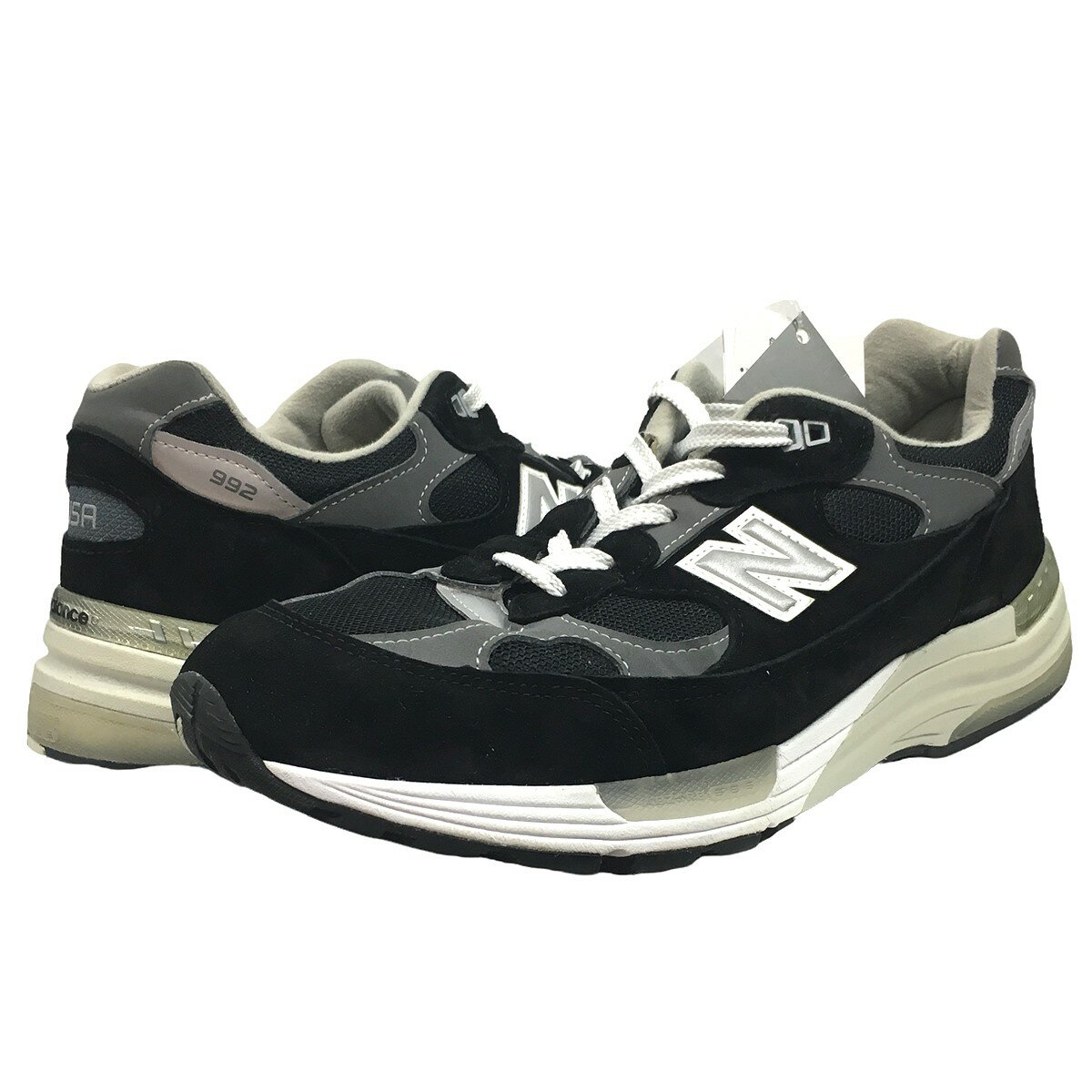 【中古】NEW BALANCE　希少 M992EB スニーカー Made in USA BLACK／GREY ブラック×グレー サイズ：28．5cm 【260822】（ニューバランス）