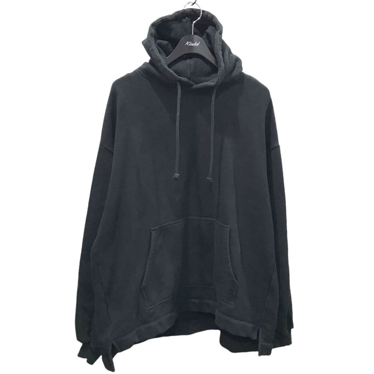 【中古】WELLDER　19AW プルオーバーパーカー FLUTTER TAIL HOODED PULLOVER ブラック サイズ：4 【030922】（ウェルダー）