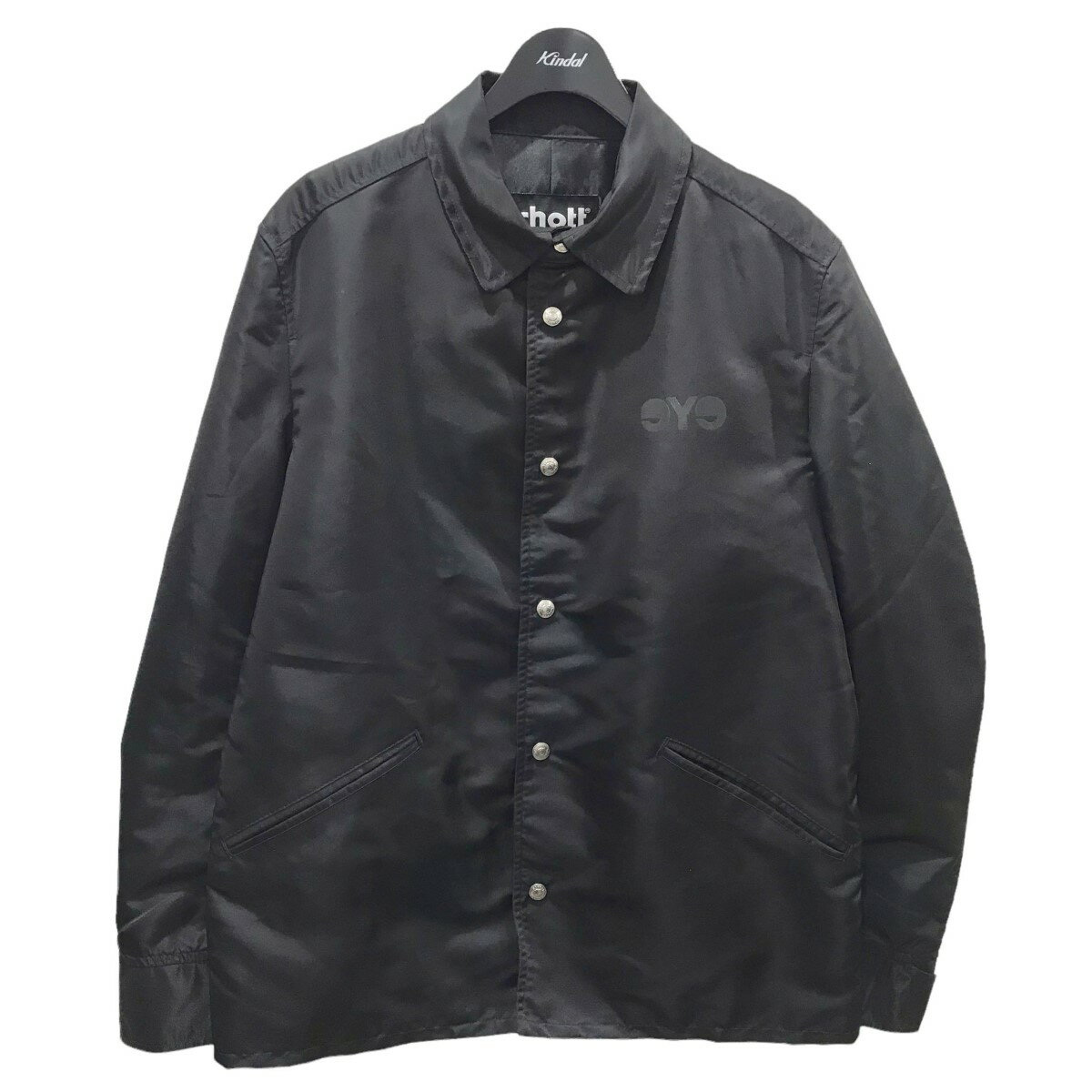 【中古】eYe COMME des GARCONS JUNYA WATANABE MAN　× Schott 20SS コーチジャケット WE-J922 ブラック サイズ：L 【060922】（アイコムデギャルソンジュンヤワタナベマン）のサムネイル