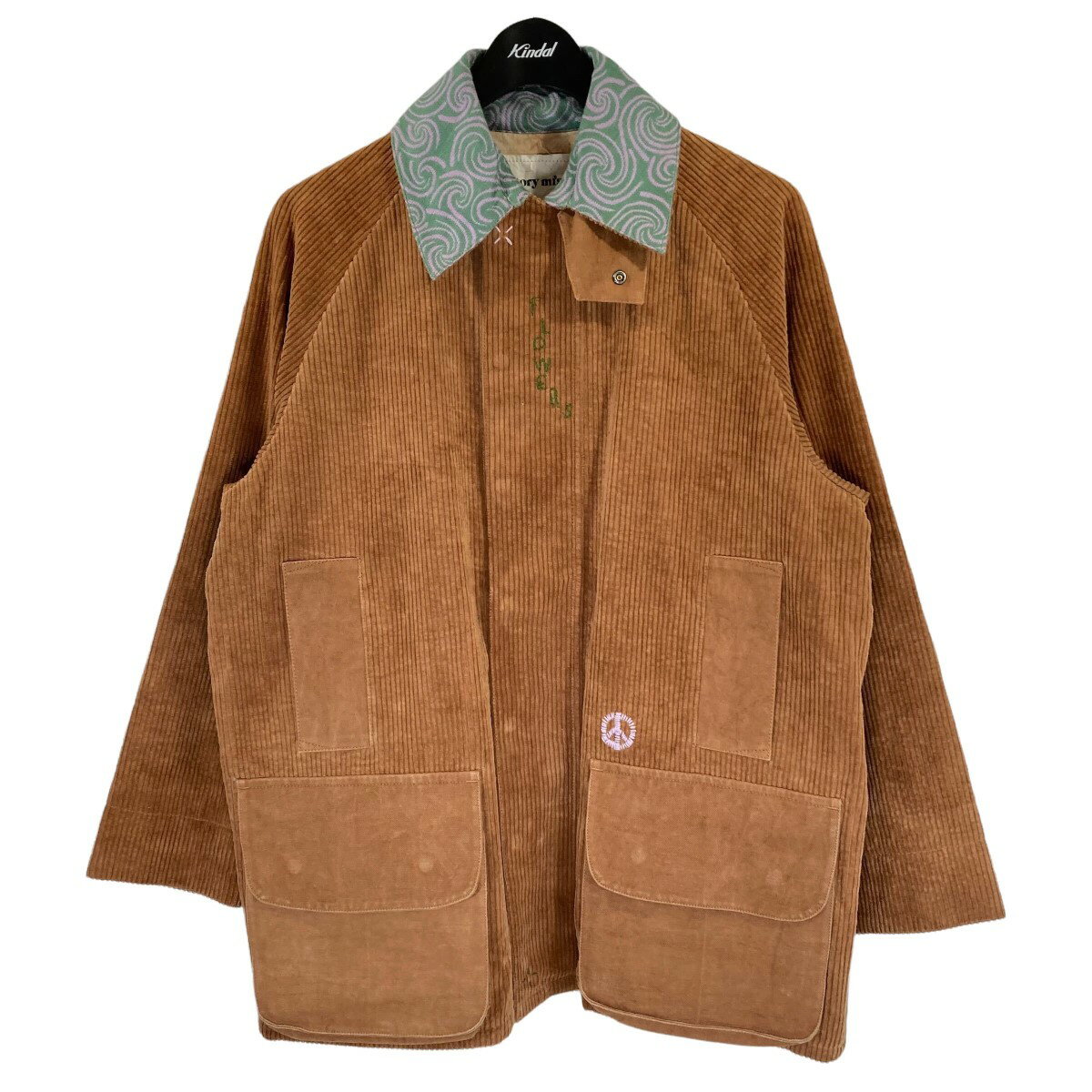 【中古】STORY mfg　コーデュロイジャケット　Gentle Jacket　ジェントルジャケット ブラウン サイズ：S 【230922】（ストーリーエムエフジー）