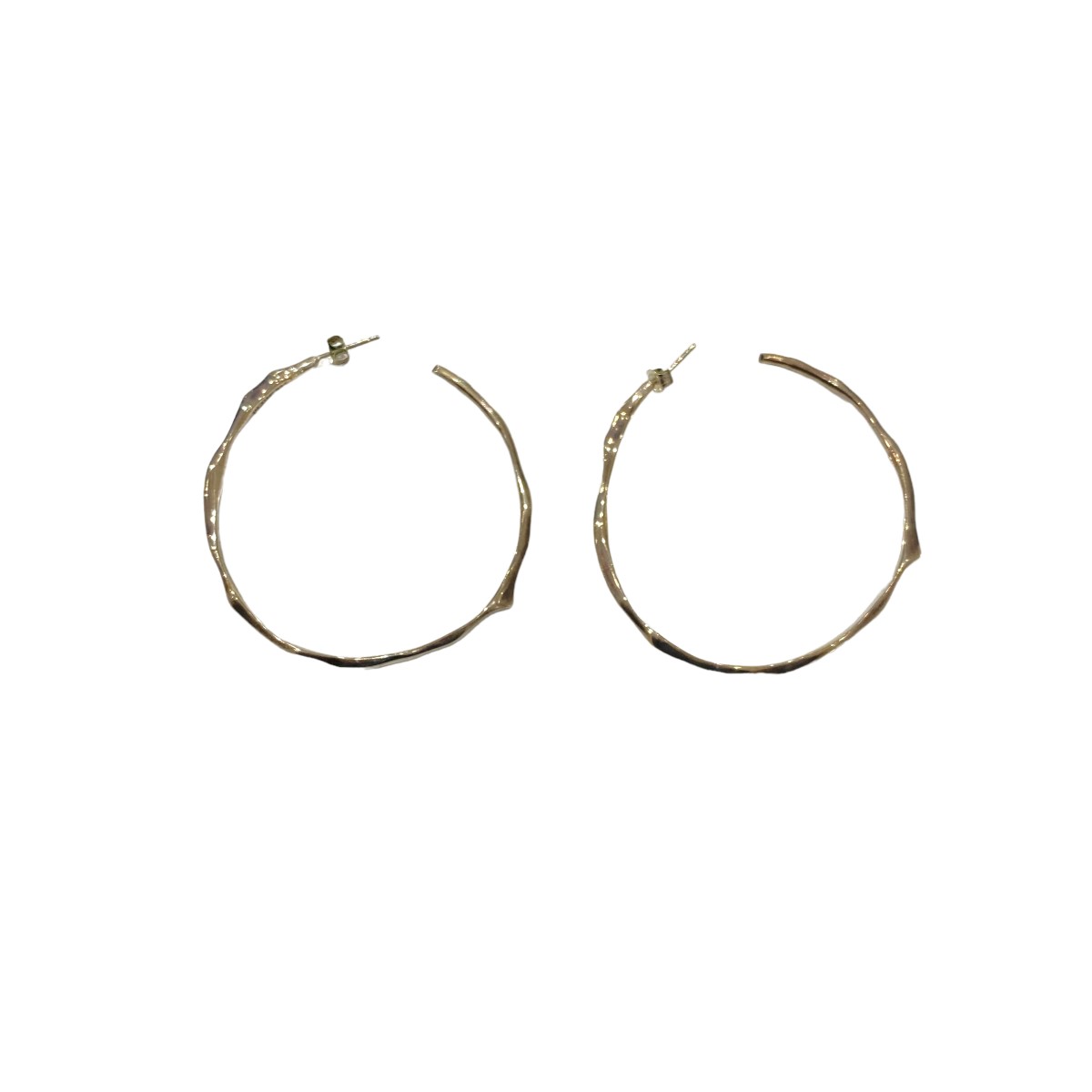 【中古】PLUIEドロップスフープピアス シルバー【価格見直し】のサムネイル