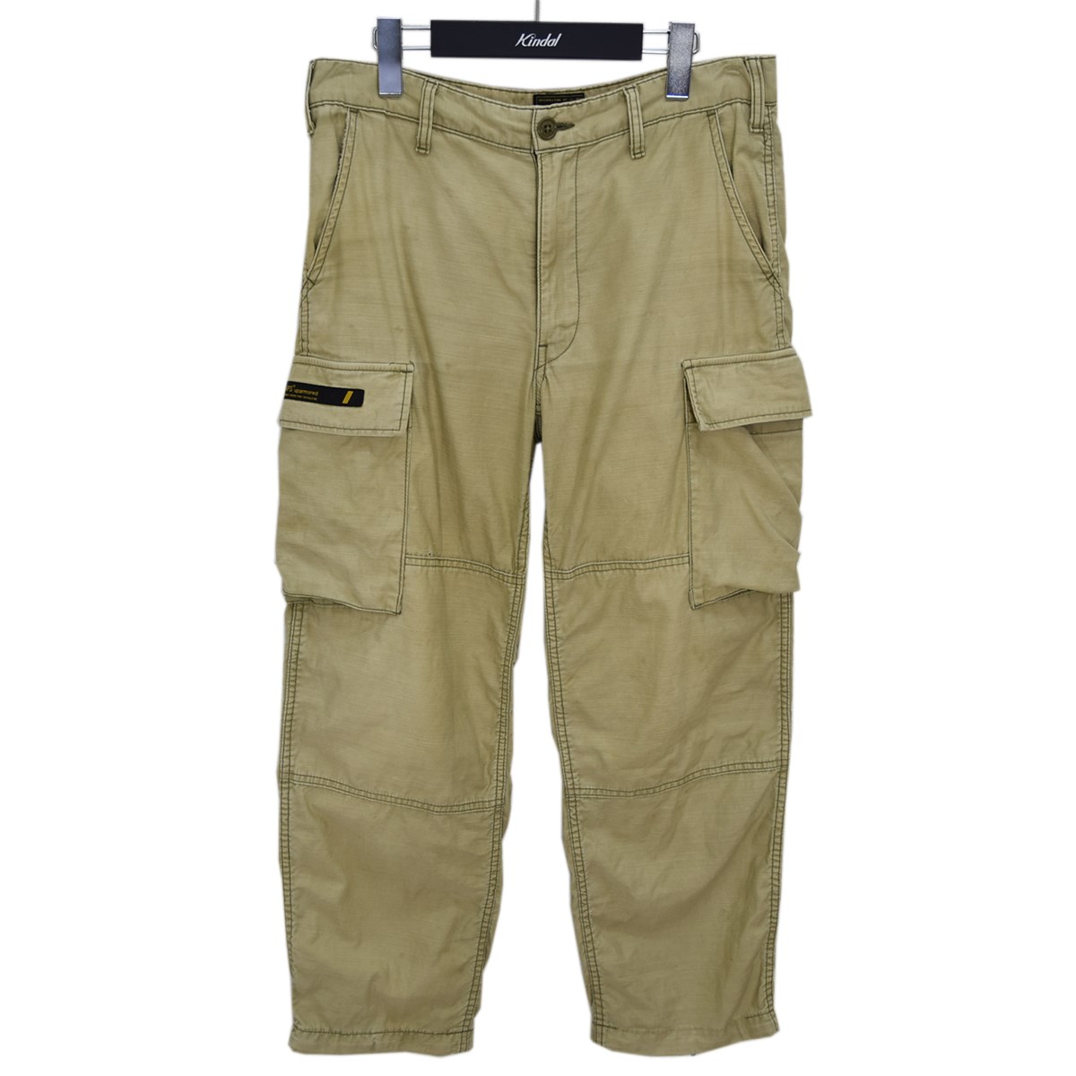 【中古】WTAPS JUNGLE．STOCK／TROUSERS．COTTON．SATIN カーゴパンツ ベージュ サイズ：1 【181122】（ダブルタップス）