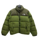 【中古】THE NORTH FACE　【ND01586】ヌプシダウンジャケット グリーン／オリーブ  ...