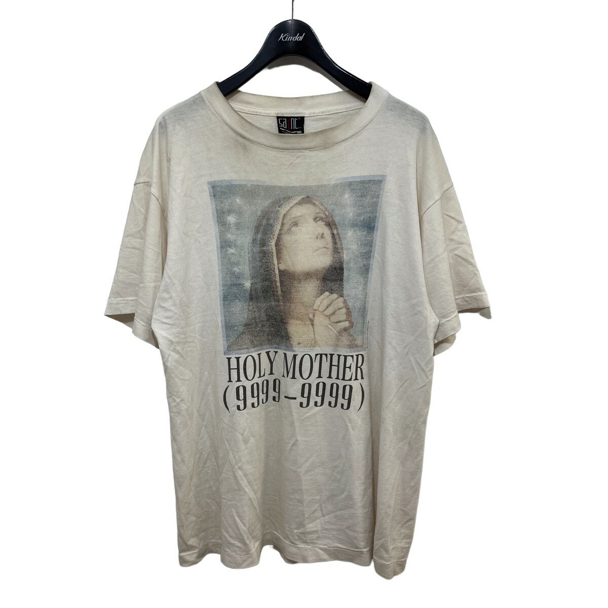 【中古】SAINT MICHAEL　22AW｢SS TEE／HOLY MOTHER／WHITE｣ホーリーマザー Tシャツ ホワイト サイズ：L 【301122】（セントマイケル）のサムネイル