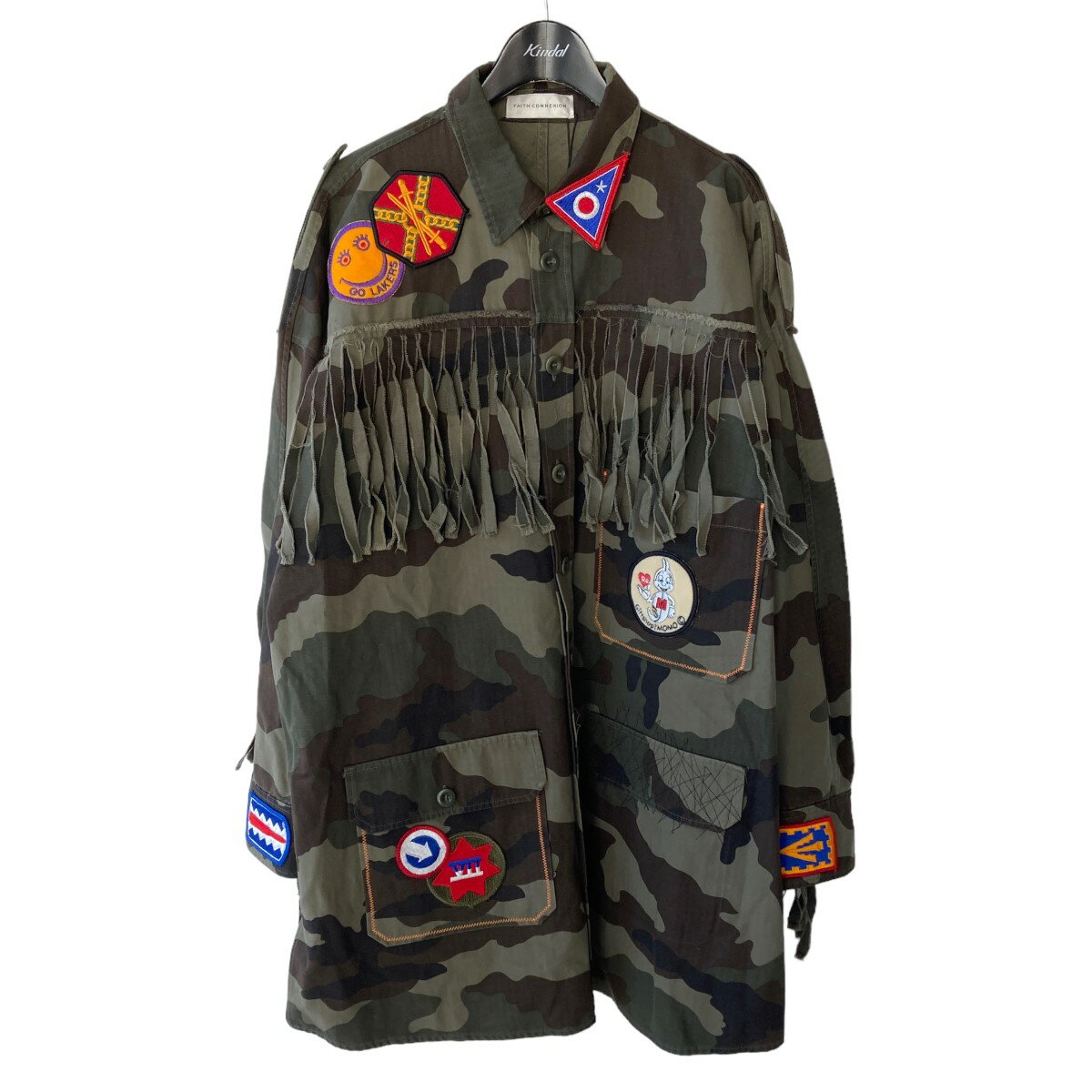 【中古】Faith ConnexionCAMO SLT SHIRT W1811T00097 カーキ サイズ：S【価格見直し】