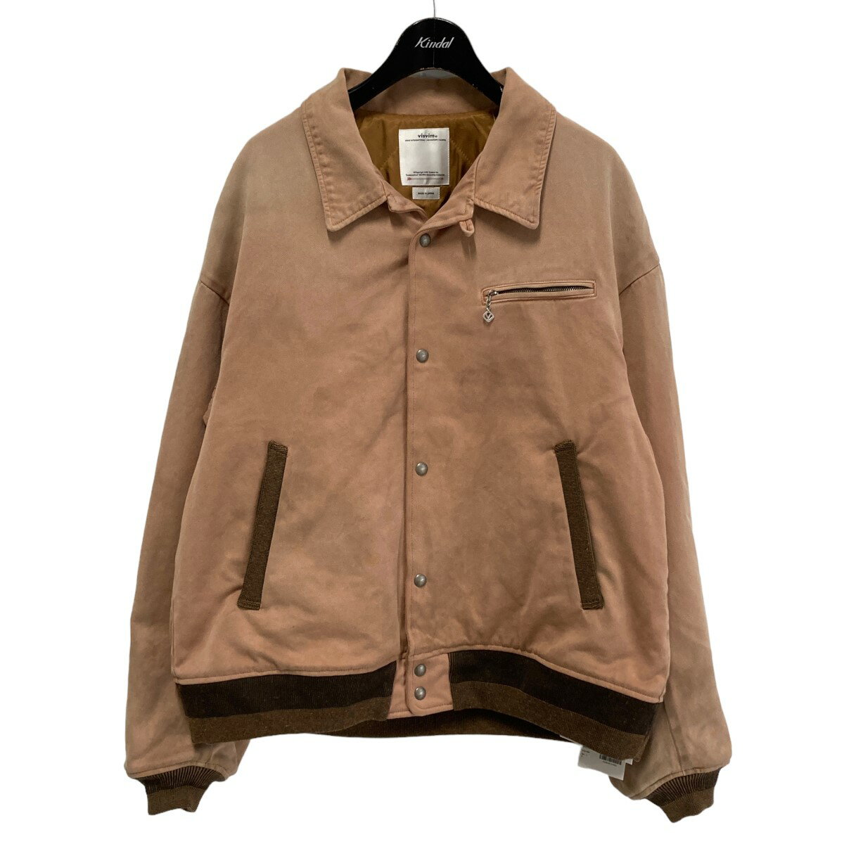 【中古】VISVIM　22AW BYRON DRIVERS JACKET ピンク サイズ：3 【051222】（ビズビム）