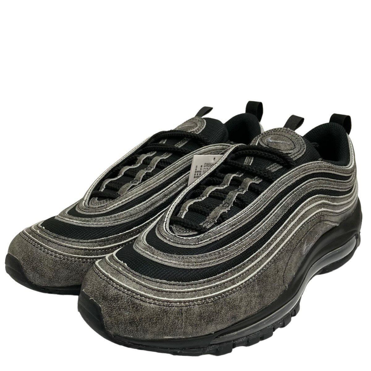 【中古】COMME des GARCONS HOMME PLUS×NIKE　「AIR MAX 97」エアマックス97スニーカー ブラック サイズ：28cm 【311222】（コムデギャルソンオムプリュス ナイキ）のサムネイル