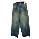 【中古】SUGARHILL×P．A．A／OILED AND PAINTED DENIM PANTS デニムパンツ インディゴ サイズ：30【価格見直し】