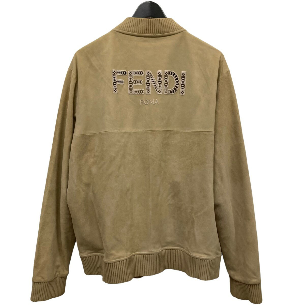 【中古】FENDIバックロゴスウェード