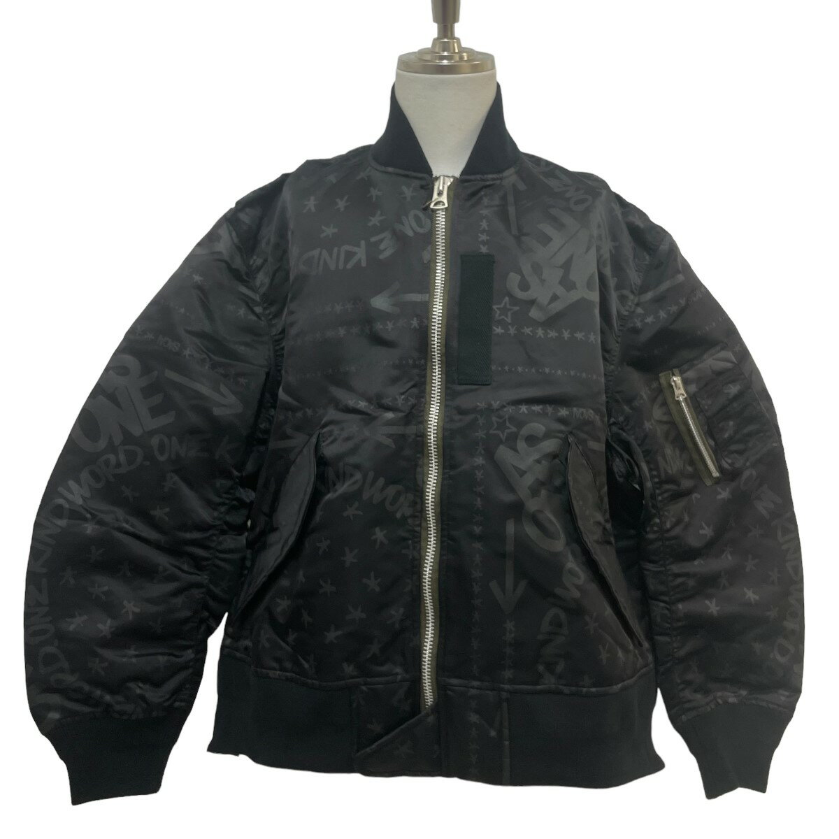 【中古】sacai　23SS｢Eric Haze ／ Bandana Print Blouson｣バンダナブルゾン ブラック サイズ：2 【090323】（サカイ）のサムネイル