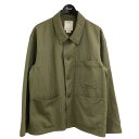 【中古】VISVIM21AW ｢BAKER COVERALL｣ ミリタリーカバーオール カーキ サイズ：3【価格見直し】