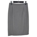 【中古】UNITED ARROWS TOKYO C/P/PU タイトスカート グレー サイズ:36 【200323】(ユナイテッドアローズ)