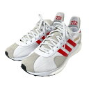 【中古】adidas　HUMAN MADE TOKIO SOLAR スニーカー FY5186 ホワイト×レッド サイズ：27．5cm 【070423】（アディダス）