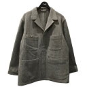 【中古】HEUGN21AW ウールスナップボタンカバーオールジャケット ELLEN ベージュ サイズ：2【価格見直し】