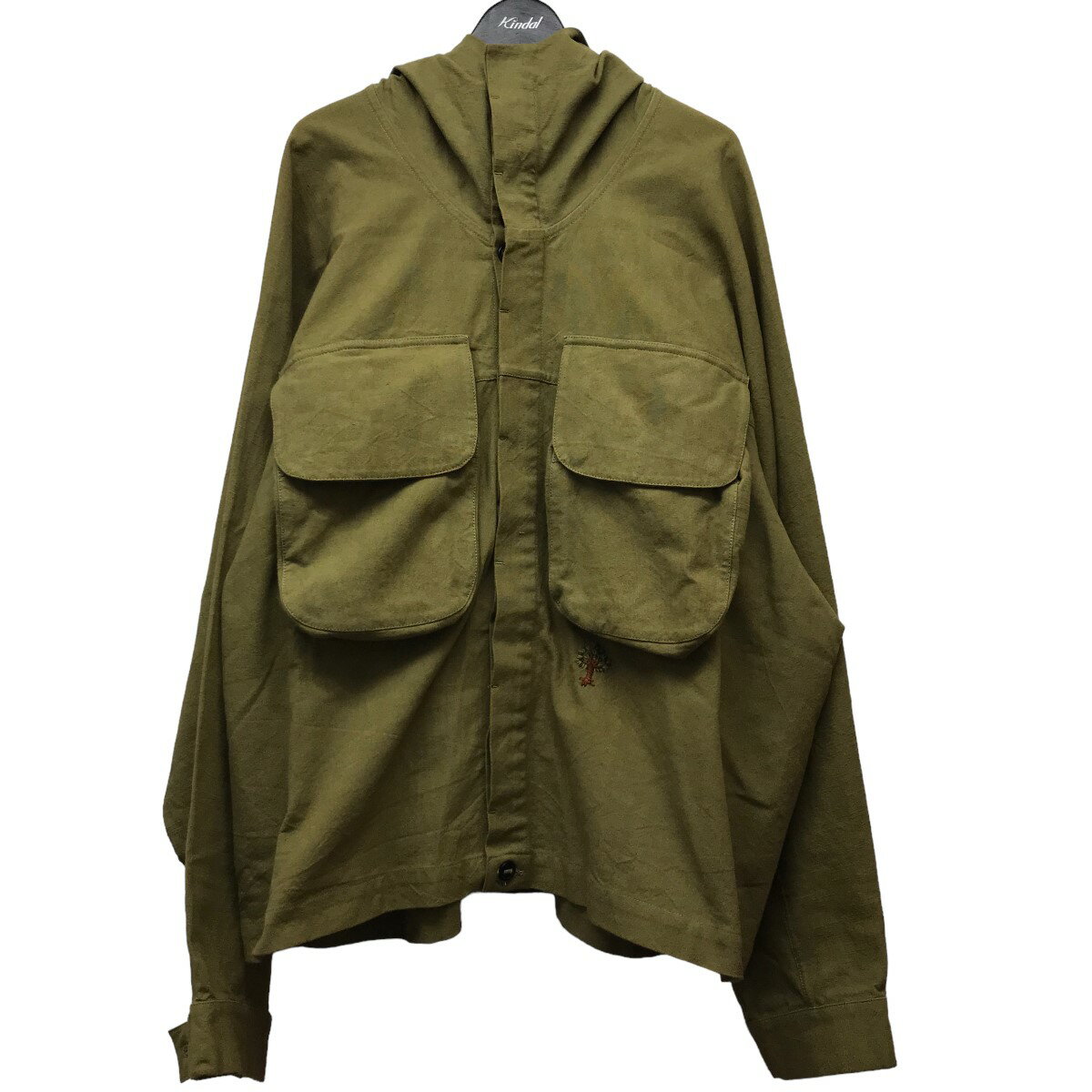 【中古】STORY mfg「FORAGER JACKET」フィッシングジャケット カーキ サイズ：M【価格見直し】