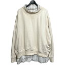 【中古】Maison Margiela10 2021SS Co-Ed Collection Destroyed crew-neck エクリュー（ナチュラル） サイズ：46 【140523】（メゾンマルジェラ10）