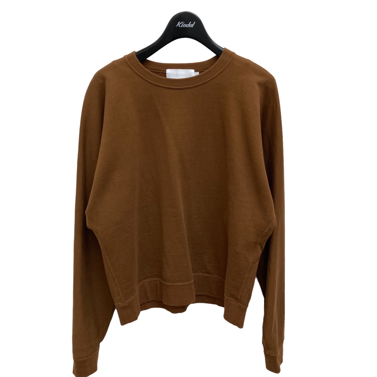 【中古】GraphpaperDolman Sleeve Crew Neck　クルーネックカットソー ブラウン サイズ：Free【価格見直し】