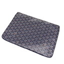 【中古】GOYARD　「セナ MM」セナMMクランチバッグ ネイビー×イエロー 【280523】（ゴ ...