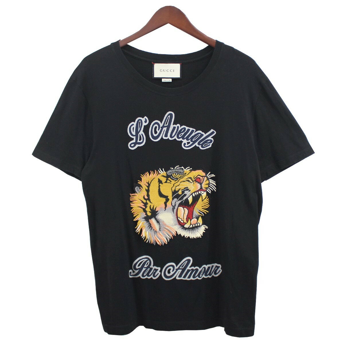 【中古】GUCCI17SS ミケーレ期 タイガーエンブロイダ