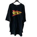 【中古】zucca　×Back To The Future Tシャツ ブラッ