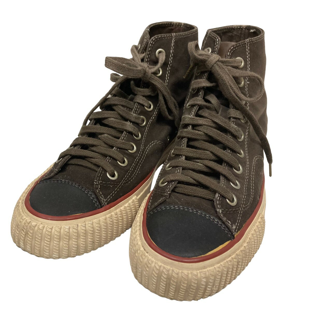 VISVIM　「SKAGWAY HI CANVAS (N．D．)」 0222901001003 ブラウン サイズ：M9 （ビズビム）