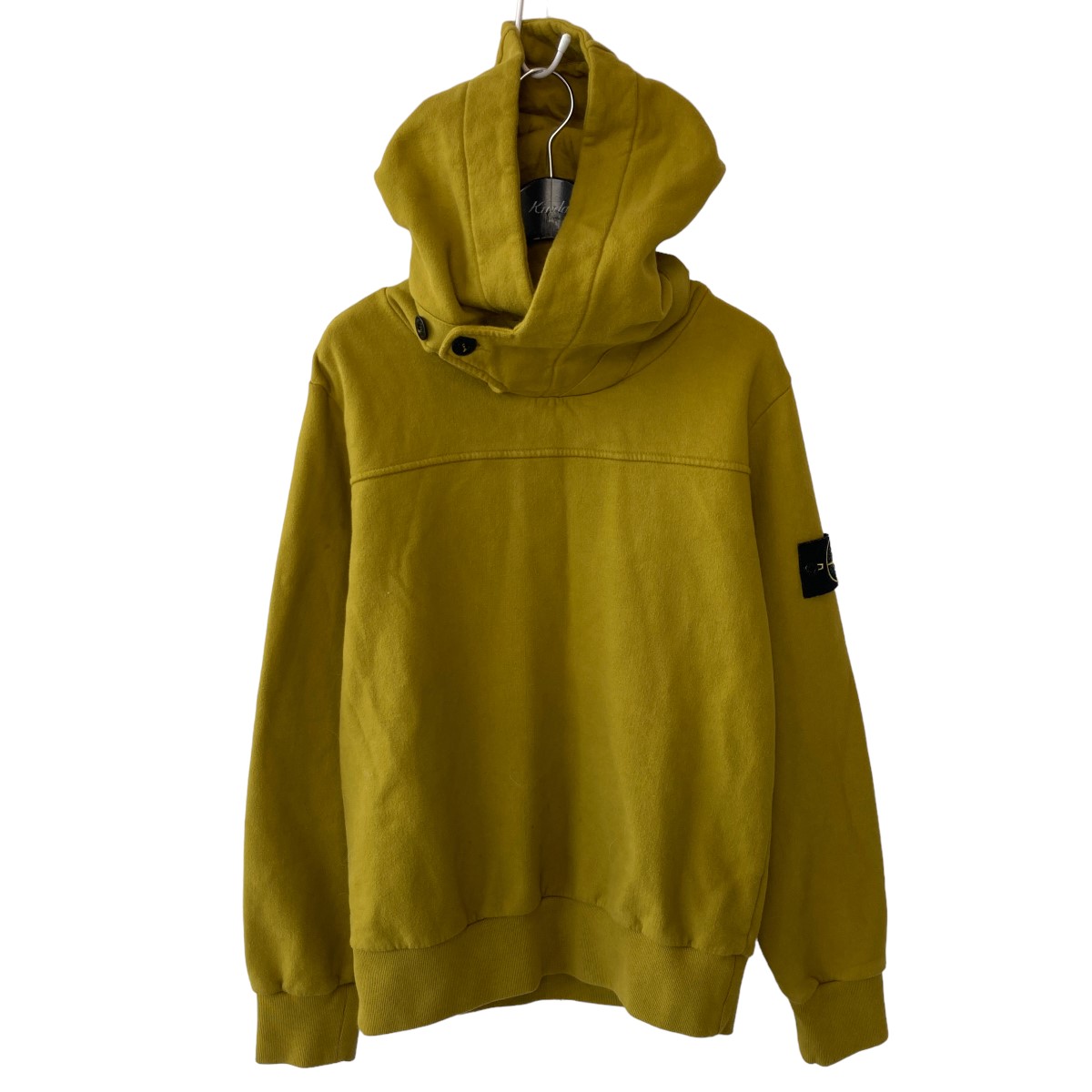 【中古】STONE ISLAND2011AW プルオーバーパーカー 551562334 マスタード サイズ：S【価格見直し】