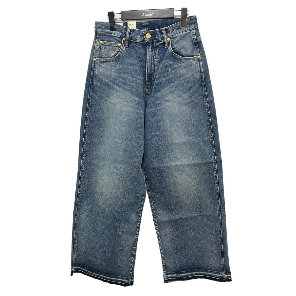 【中古】SURT×MUSE de dexieme classe　MUSE WIDE BUGGY デニムパンツ インディゴ サイズ：S 【240623】（サート サート ミューズ ドゥ ドゥーズィエム クラス）のサムネイル