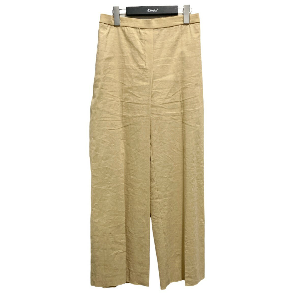 【中古】Theory Eco Crunch Wash Wide Pull On N 22SS ベージュ サイズ：S 【300623】（セオリー）