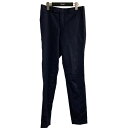 【中古】JOHN LAWRENCE SULLIVAN「WOOL SKINNY TROUSERS」スラックスパンツ ネイビー サイズ：36【価格見直し】