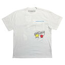 【中古】CHROME HEARTS× Matty Boy Retro Cycle T-Shirt ホワイト サイズ：L【価格見直し】