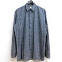 【中古】MAISON MARGIELA　2020SS Black Micro Paisley Shirt ミクロペイズリー総柄シャツ ブラック調 サイズ：39 【180723】（メゾンマルジェラ）