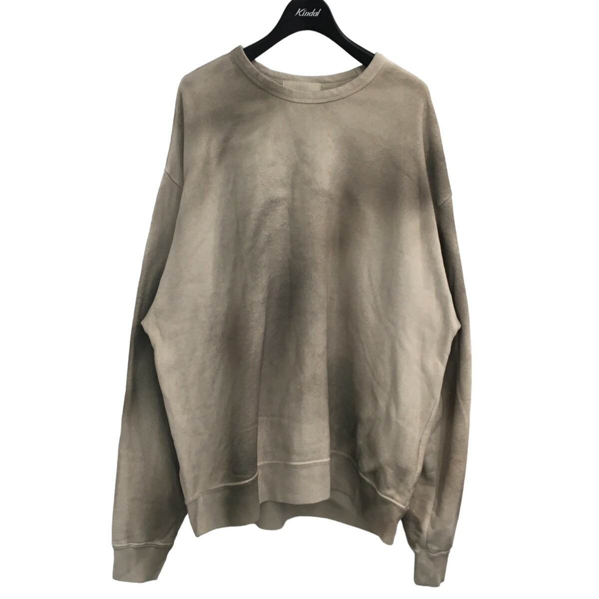 YOKE×吾亦紅2023SS「GARMENT DYE YOKE SWEAT SHIRT SP」加工スウェット グレー サイズ：2