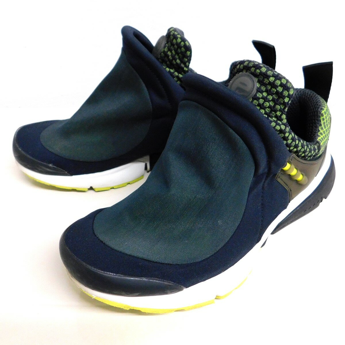 【中古】COMME des GARCONS HOMME PLUS Air Presto Tent エアプレストテント スニーカー ブラック サイズ：25cm 【210723】 コムデギャルソンオムプリュス 